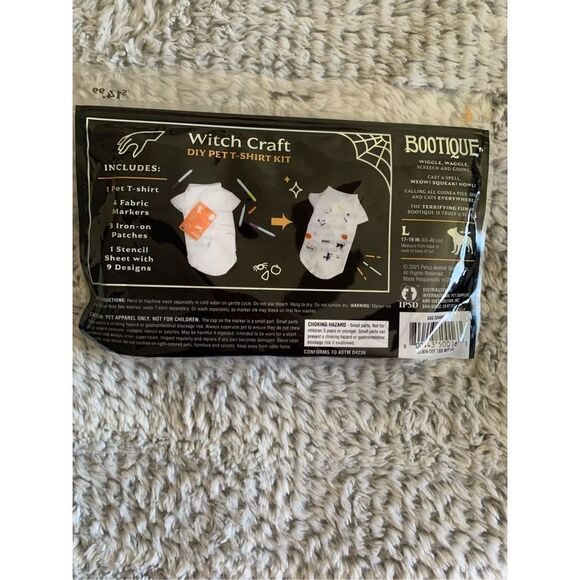 Bootique DIY Halloween Pet Shirt Kit Size L - Picture 2 of 4